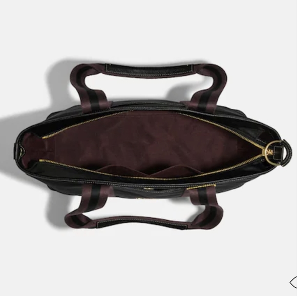 Coach Ellis Pebbled Leather + Nylon Twill New with Box ❤️ - Picture 6 of 15